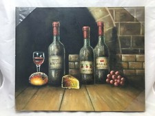 Oil painting wine for sale  La Puente