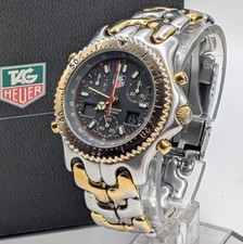 Relógio de quartzo profissional TAG Heuer CG1122 Ayrton Senna cronógrafo conjunto completo, usado comprar usado  Enviando para Brazil