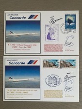 Rare Signé Équipage Concorde VOL Spécial,  Paris/Lyon/Le Caire & Retour 11/1982 comprar usado  Enviando para Brazil