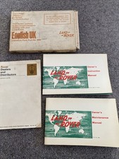 Landrover series literature for sale  RADSTOCK