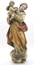 Holzfigur heiligenfigur maria gebraucht kaufen  Crimmitschau