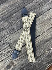 Alça de guitarra Epivo - Creme/dourado/preto (furos de tamanho de trava de alça Schaller) comprar usado  Enviando para Brazil