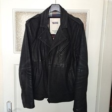 Lederjacke herren schwarz gebraucht kaufen  Hamburg