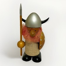 Lança e escudo guerreiro viking de madeira AJA feitos à mão em Uppsala Suécia 5" comprar usado  Enviando para Brazil