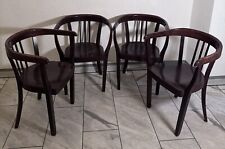 Ein Set 4 Bauhaus Art Deco Gropius Chair Wooden Chair Desk Chair Antique  comprar usado  Enviando para Brazil