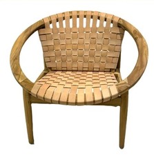 Moon chair teak for sale  STOCKPORT