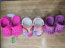 Lote de sapatos de bebê Crocs 1 tamanho 23 e 2 tamanho C5, usado comprar usado  Enviando para Brazil