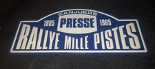 Plaque rallye pistes d'occasion  Rives