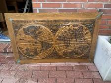 Kupferbild weltkarte relief gebraucht kaufen  Deutschland