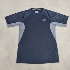 Usado, Camisa masculina Under Armour média preta cinza preta fria Heatgear manga curta adulto comprar usado  Enviando para Brazil