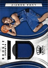 2018-19 Panini Crown Royale Rookie Jerseys Luka Doncic #RJ-LDC Jersey Patch, usado comprar usado  Enviando para Brazil