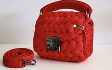Borsa rossa donna usato  Pistoia