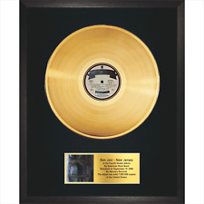 Bon Jovi - Nova Jersey / LP Ouro 12" / Lembrança em moldura preta / Rock Memorabilia comprar usado  Enviando para Brazil