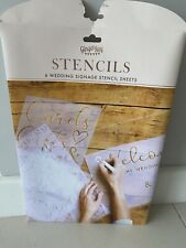 Stencils wedding ginger for sale  BURY ST. EDMUNDS