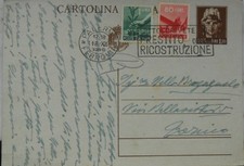 Intero luogotenenza centesimi usato  Torino
