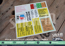 Autocollants stickers renault d'occasion  France