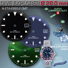 DIVE EXPLORER DIAL, Ø 28 MM ajuste ETA 2893-2 GMT, SW 330 GMT comprar usado  Enviando para Brazil