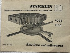 Märklin anleitung 7028 gebraucht kaufen  Bonn