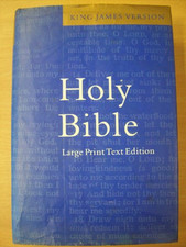 Kjv large print for sale  UK