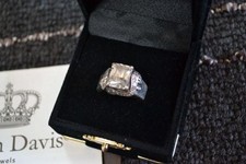 Justin Davis SRJ553 Glam Rox Crânio Coroa Anel de Zircônia Pequeno Usado comprar usado  Enviando para Brazil