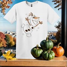 Camisa Frozen, camisa Olaf, camiseta infantil com capuz masculina feminina camiseta unissex SX136 comprar usado  Enviando para Brazil