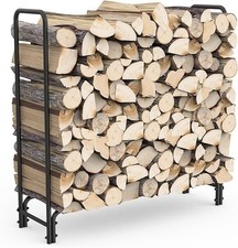 Metal firewood rack for sale  SALFORD