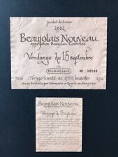 Etichette vino beaujolais usato  Milano