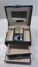 Kleiner schmuckkoffer schwarz gebraucht kaufen  Trappenkamp