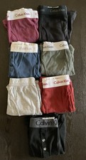 Cueca boxer Calvin Klein masculina algodão stretch pacote com 7, grande nova sem etiquetas comprar usado  Enviando para Brazil