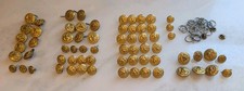 Brass military buttons for sale  Warren