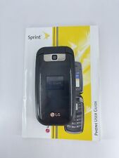 LG Lx160 1LG441G telefone flip tracfone preto prata telefone funcional guia do usuário somente, usado comprar usado  Enviando para Brazil
