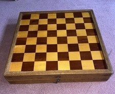 Antikes schachbrett backgammon gebraucht kaufen  Dortmund