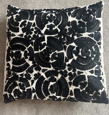 Black white embroidered for sale  SITTINGBOURNE