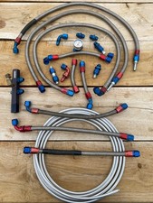 Stainless braided fuel for sale  YORK
