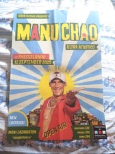 Music Poster Art MANU CHAO 2025  LIVE THESSALONIKI  send the posters folded comprar usado Music Poster Art MANU CHAO 2025  LIVE THESSALONIKI  send the posters folded comprar usado  Enviando para Brazil