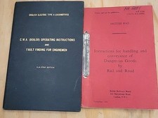 Vintage railway instruction for sale  PONTEFRACT