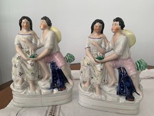 Pair victorian staffordshire for sale  BATH