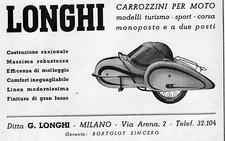 Pubblicita 1949 longhi usato  Biella