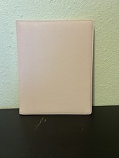 Suporte para notebook Buxton Portfolio couro rosa organizador de seixo escritório, usado comprar usado  Enviando para Brazil