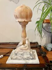 alabaster bird lamp for sale  Crofton