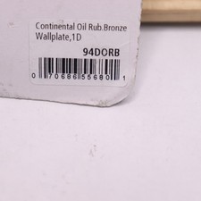Placa de parede AMERELLE Continental 1 gangue metal duplex - Bronze polido a óleo, usado comprar usado  Enviando para Brazil