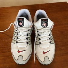 Tamanho 12 - Nike Shox NZ branco/vermelho/prata. Bom estado.  comprar usado  Enviando para Brazil