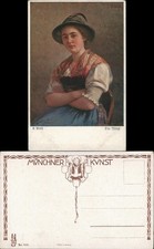 Künstlerkarte mirzl frau gebraucht kaufen  Ortrand