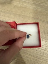 Bague carats saphir d'occasion  Savigny-sur-Orge