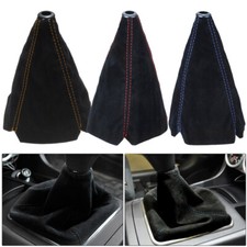 Capa de couro preta manual de carro bastão de câmbio botão bota gaiter universal comprar usado  Enviando para Brazil