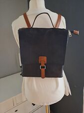 Leder rucksack blau gebraucht kaufen  Wölfersheim