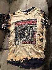 Camiseta Ramones Masculina Vintage Extra Grande Black Rocket To Russia Punk Rock Band Camiseta comprar usado  Enviando para Brazil