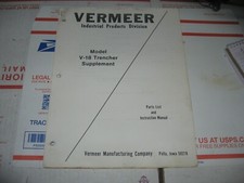 Vermeer trencher parts for sale  Pocahontas