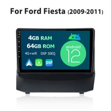 Carplay para Ford Fiesta 2009-2011 Android 12 carro rádio estéreo GPS 4+64GB WIFI BT comprar usado  Enviando para Brazil