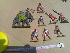 Cartago ou elefante da Guerra Persa, figura plana super bem pintada, lata de chumbo, JL comprar usado  Enviando para Brazil